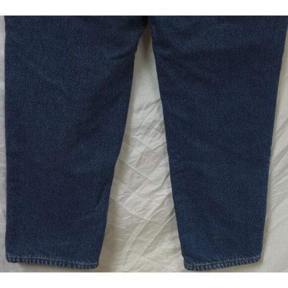 VTG L.L. Bean Womems 6 M-T Double L Red Flannel Lined Relaxed Fit Jeans 26x32 - Picture 8 of 13